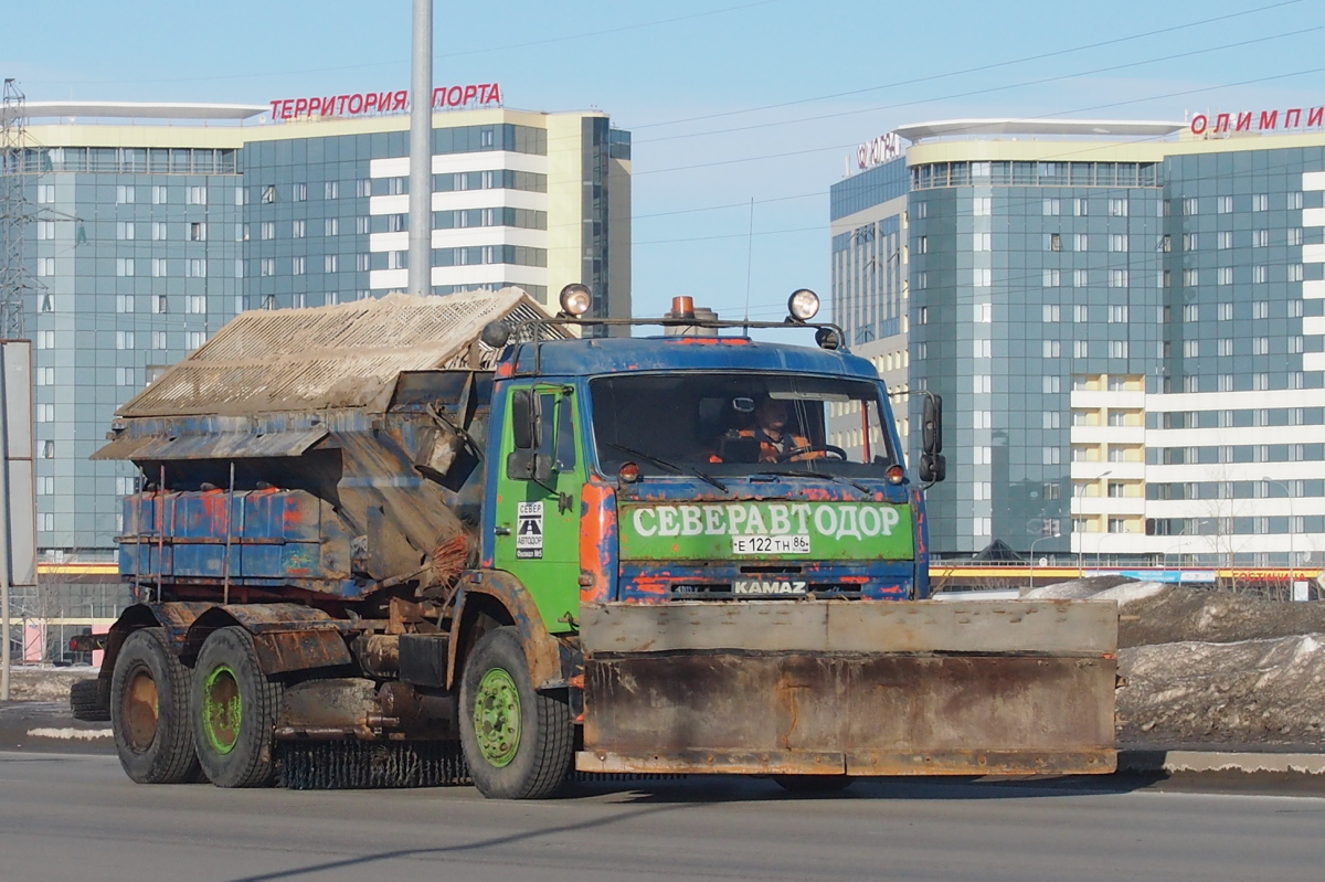 Ханты-Мансийский автоном.округ, № Е 122 ТН 86 — КамАЗ-65115 (общая модель)