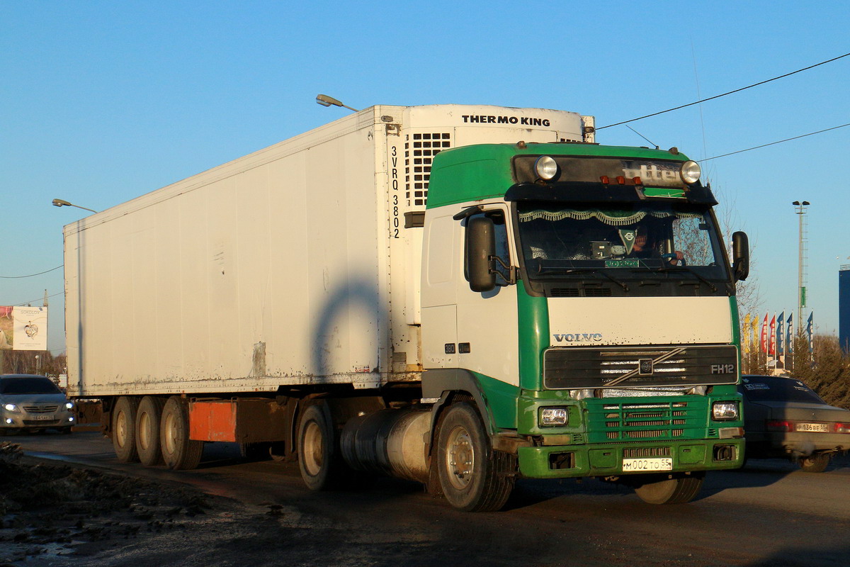 Омская область, № М 002 ТО 55 — Volvo ('1993) FH12.380