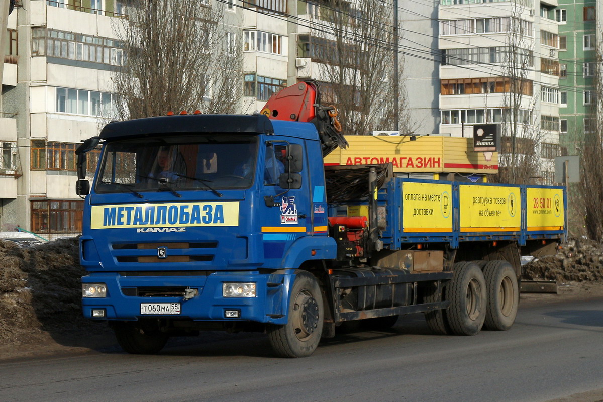 Омская область, № Т 060 МА 55 — КамАЗ-65117 (общая модель)