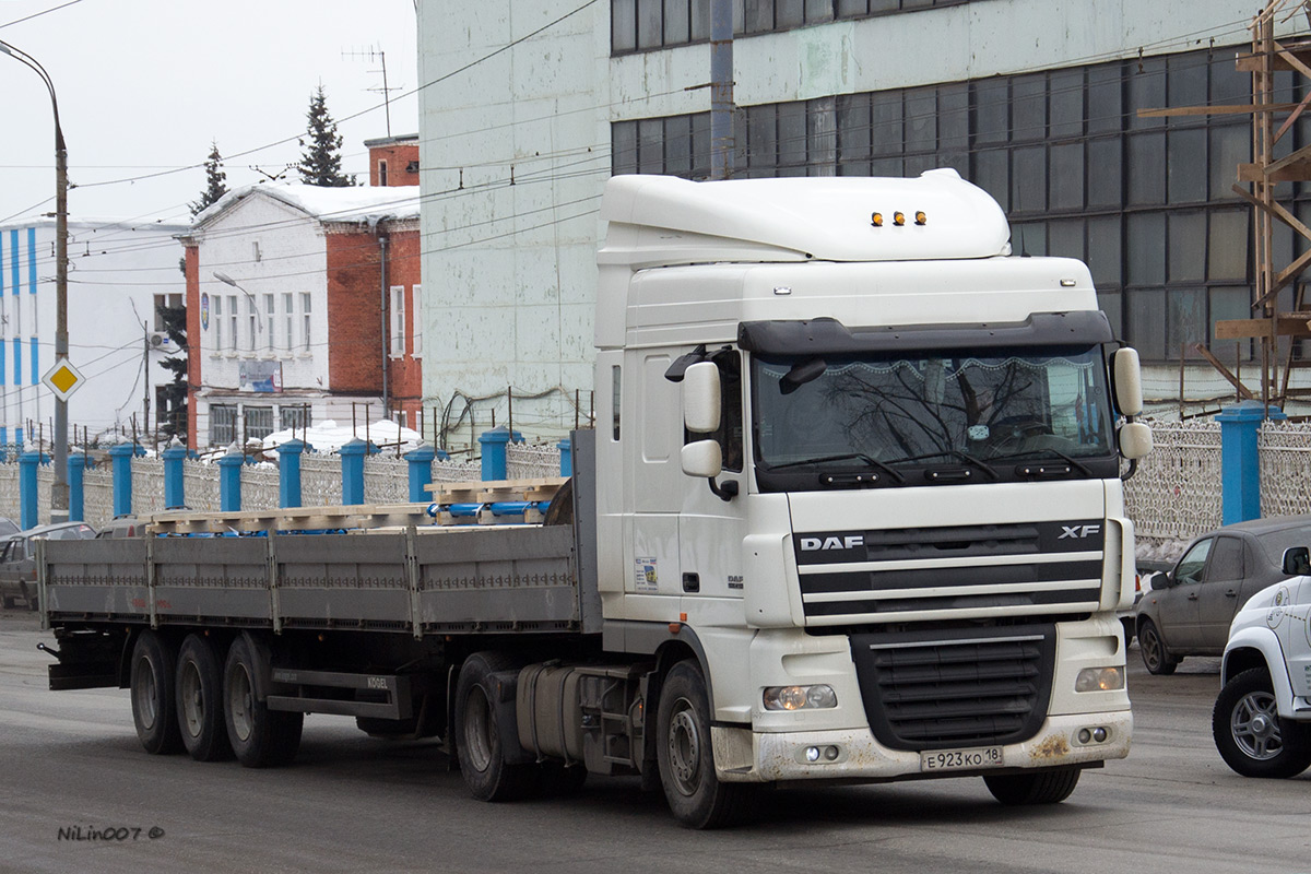 Удмуртия, № Е 923 КО 18 — DAF XF105 FT