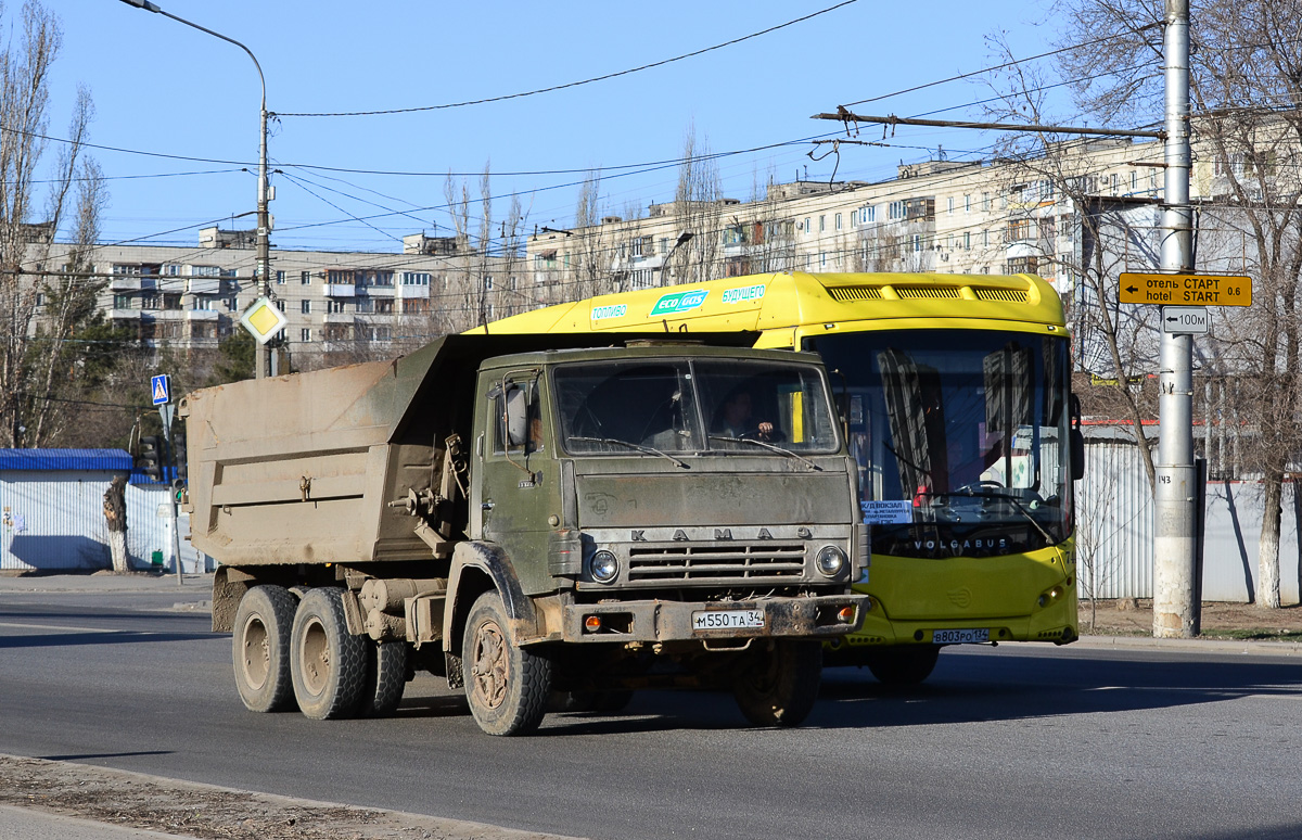 Волгоградская область, № М 550 ТА 34 — КамАЗ-55111 [551110]