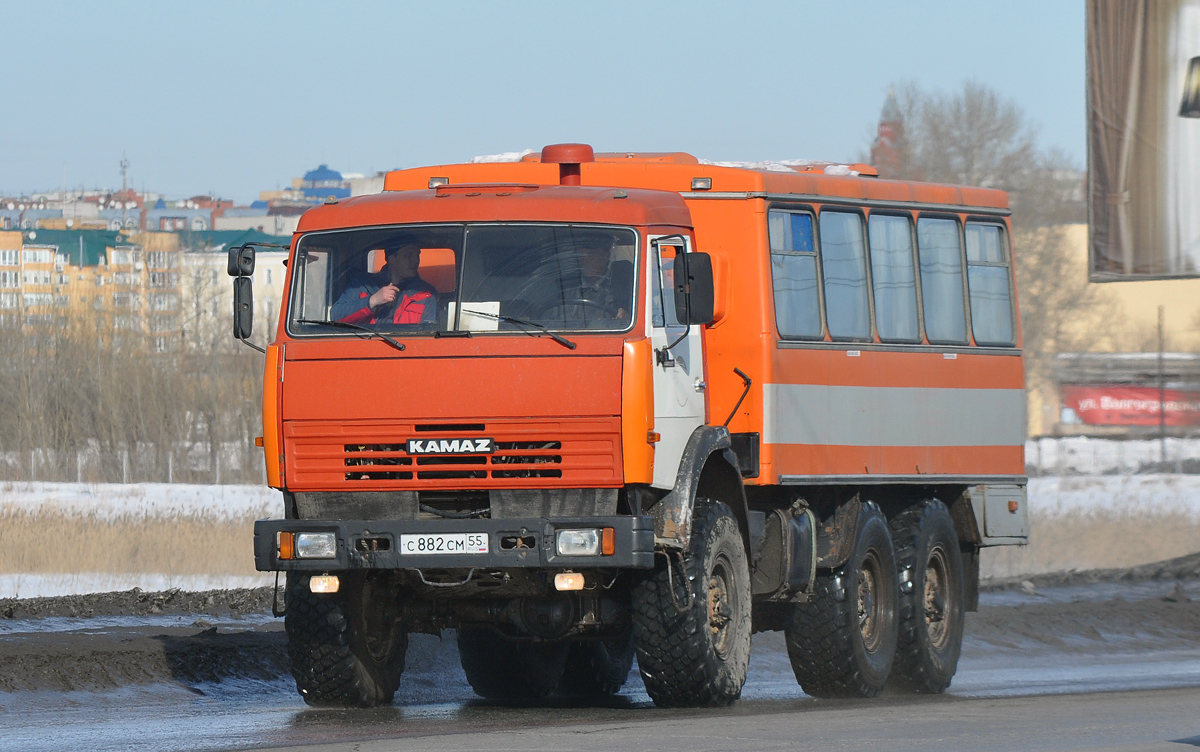 Омская область, № С 882 СМ 55 — КамАЗ-43114-15 [43114R]