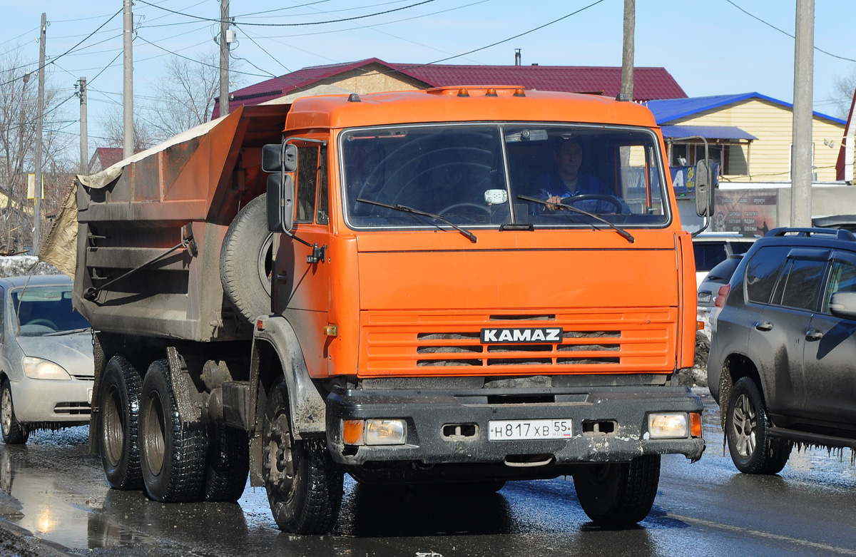 Омская область, № Н 817 ХВ 55 — КамАЗ-55111-15 [55111R]