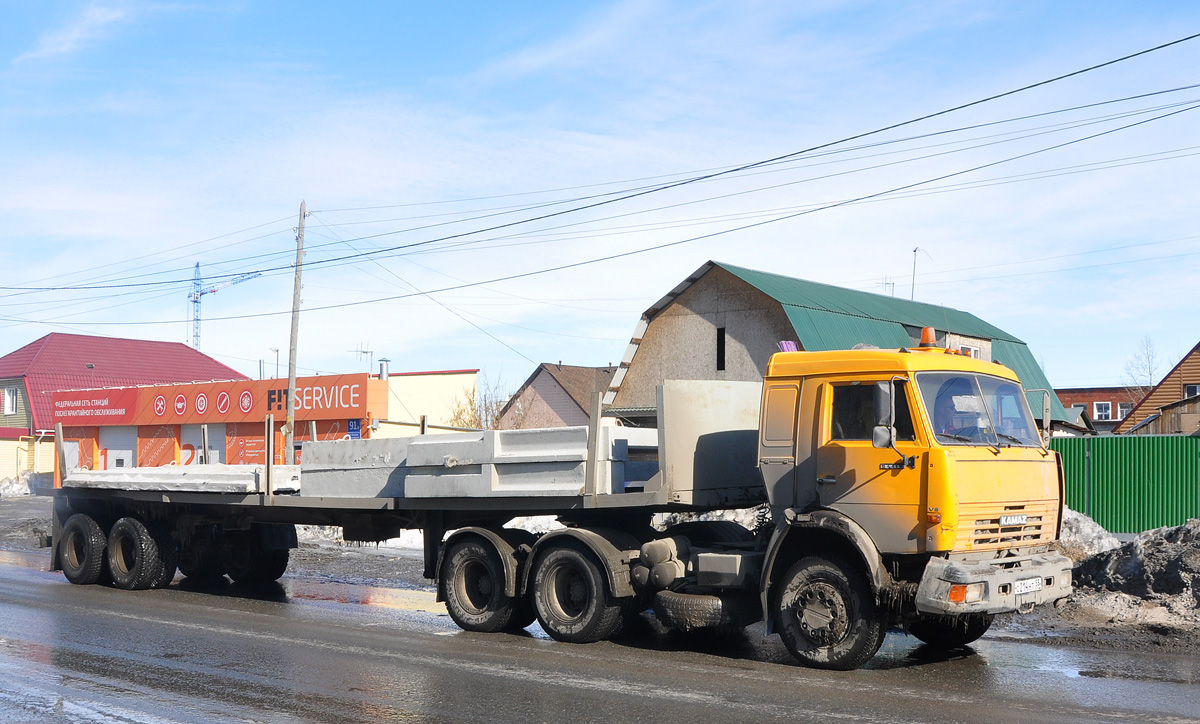 Омская область, № С 214 НТ 55 — КамАЗ-54115-15 [54115R]