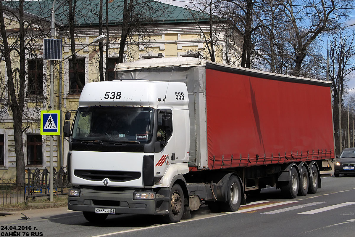 Санкт-Петербург, № О 856 ХН 178 — Renault Premium ('1996)