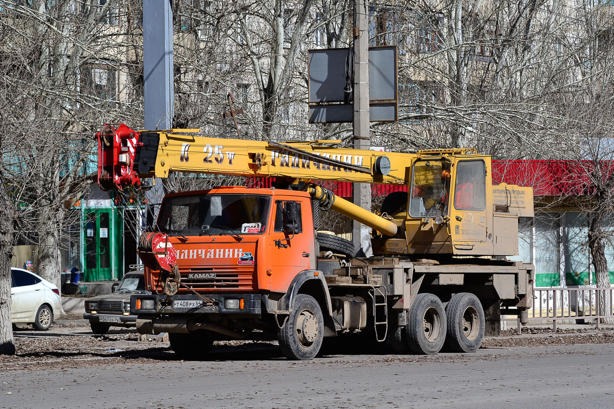 Волгоградская область, № Т 408 РХ 64 — КамАЗ-65115-62