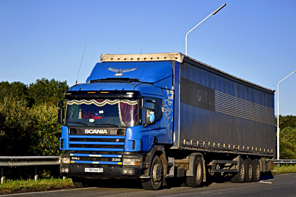 Московская область, № Т 181 ММ 50 — Scania ('1996) P114G