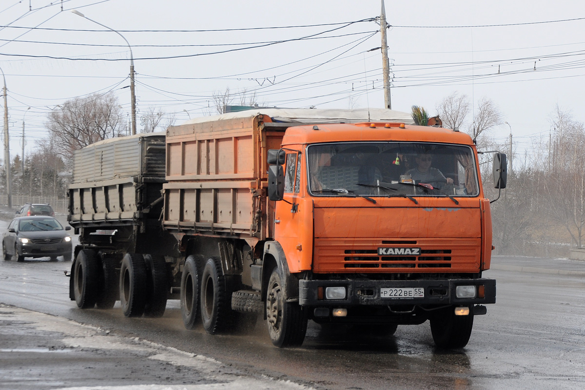 Омская область, № Р 222 ВЕ 55 — КамАЗ-53215-13 [53215N]