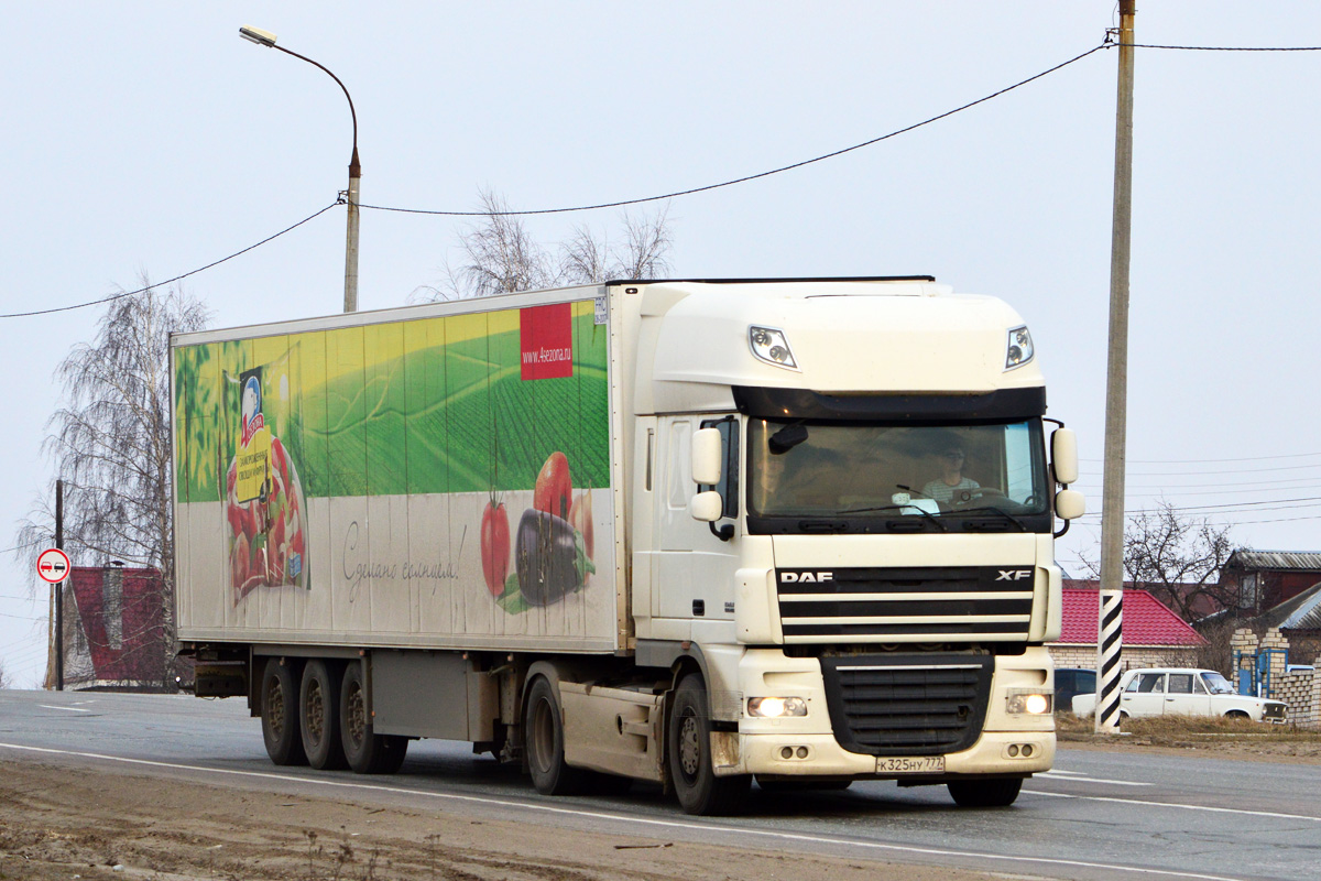 Москва, № К 325 НУ 777 — DAF XF105 FT