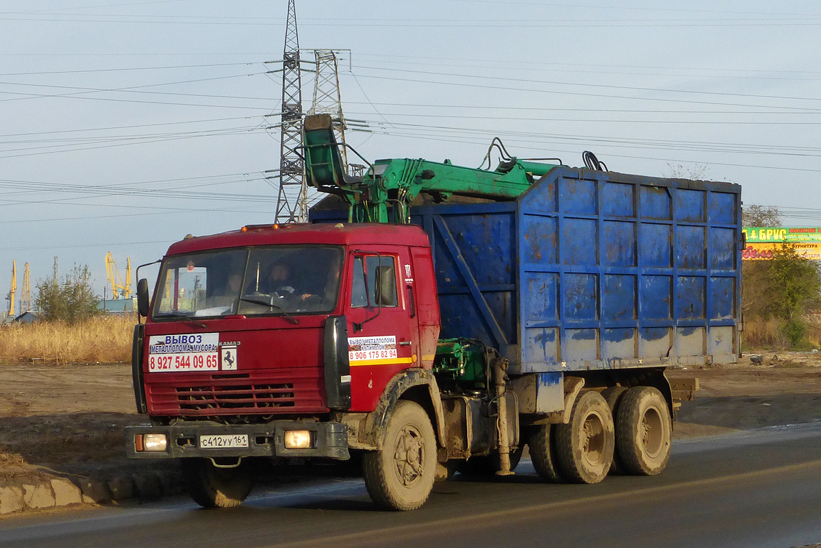 Волгоградская область, № С 412 УУ 161 — КамАЗ-53213