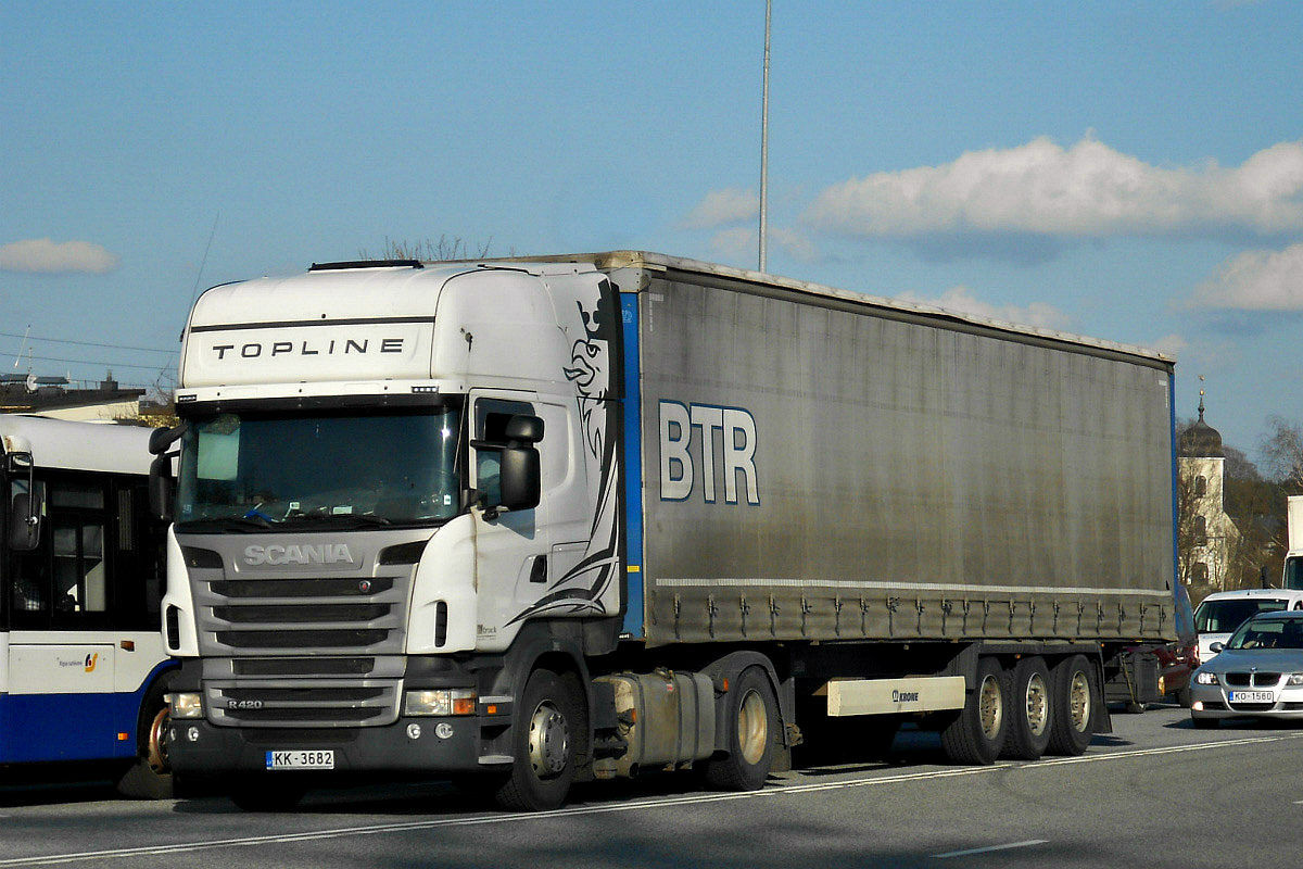 Латвия, № KK-3682 — Scania ('2009) R420