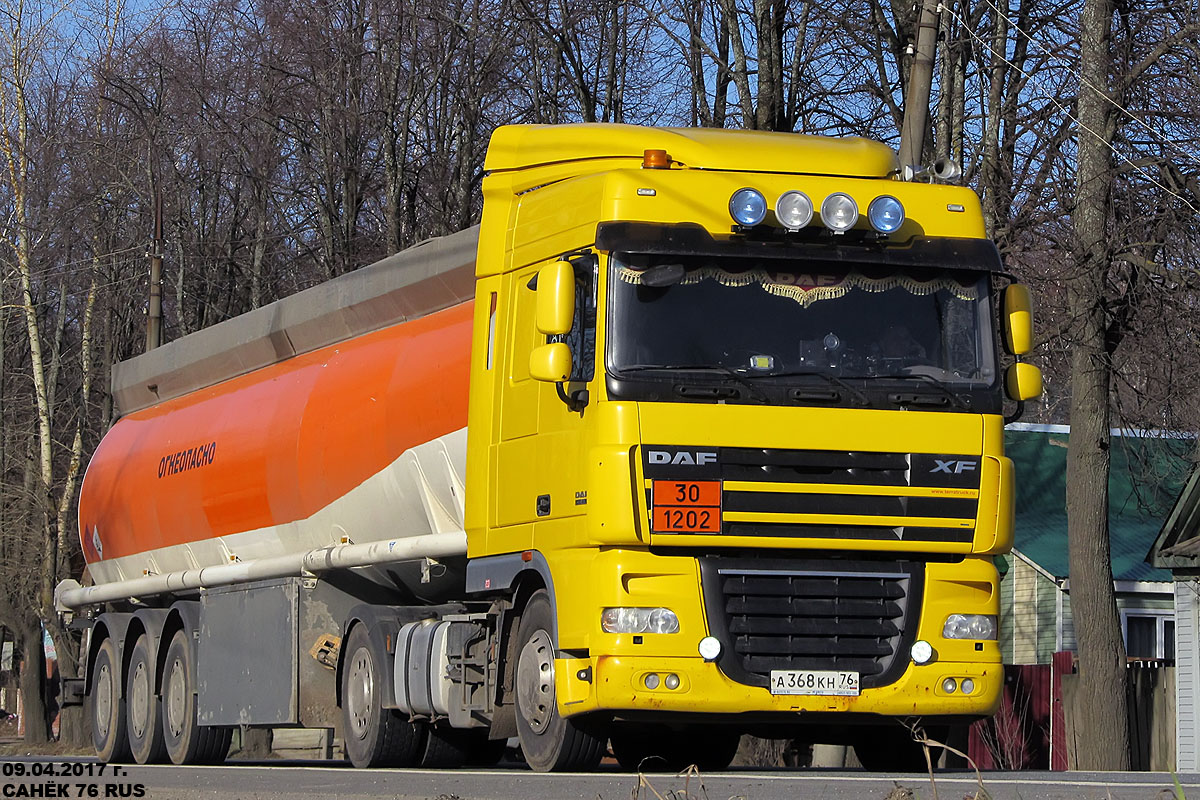 Ярославская область, № А 368 КН 76 — DAF XF105 FT