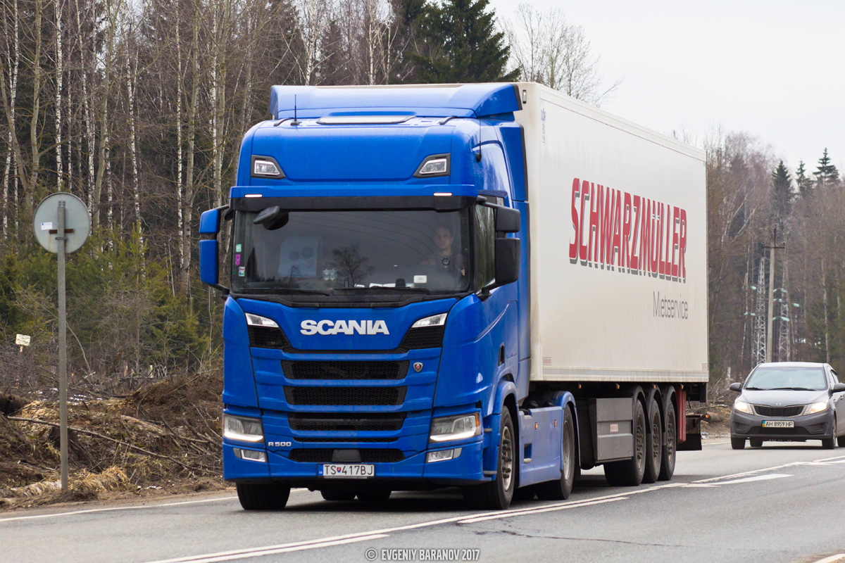 Словакия, № TS-417BJ — Scania ('2016) R500