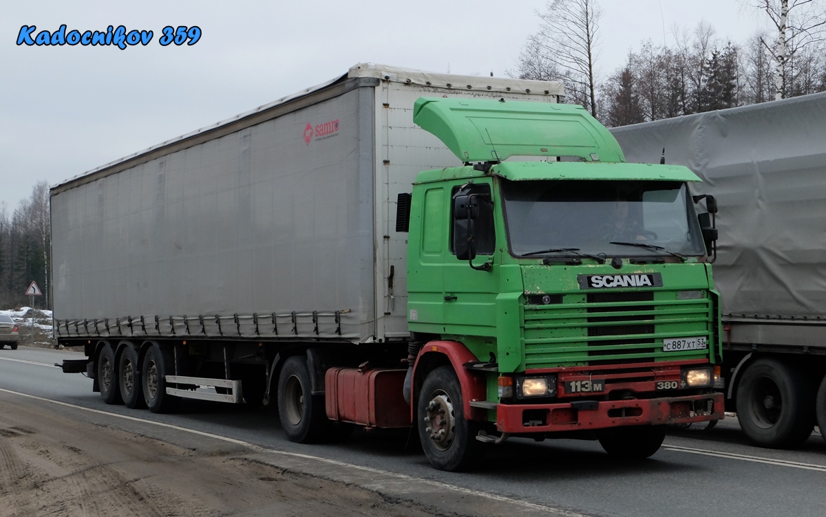 Новгородская область, № С 887 ХТ 53 — Scania (II) R113M