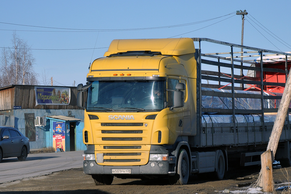 Санкт-Петербург, № В 501 РН 178 — Scania ('2004, общая модель)