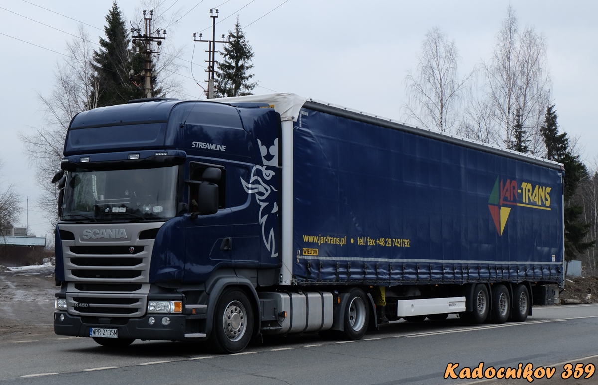 Польша, № WPR 2135M — Scania ('2013) R450