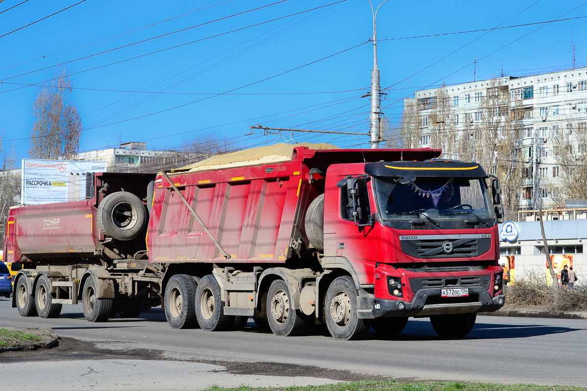 Волгоградская область, № А 572 ОС 134 — Volvo ('2010) FMX.400 [X9P]