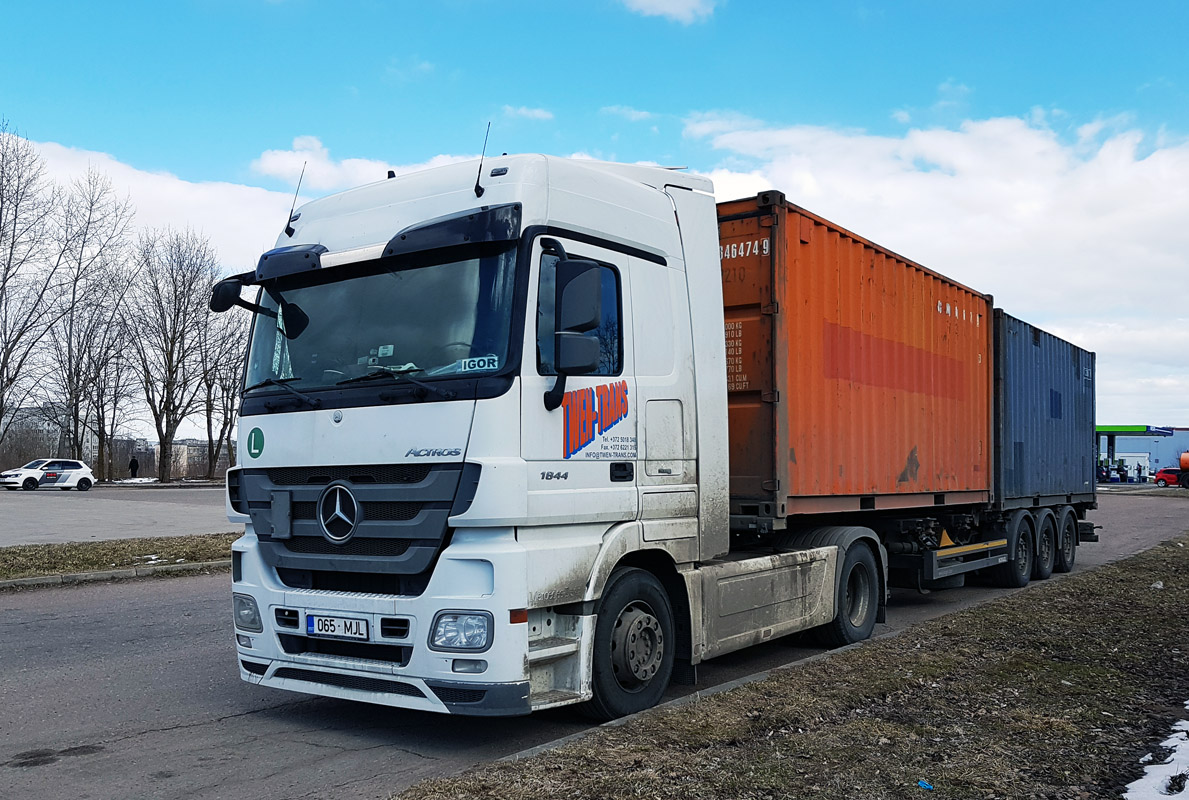 Эстония, № 065 MJL — Mercedes-Benz Actros ('2009) 1844