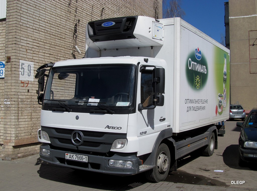 Брестская область, № АК 7666-1 — Mercedes-Benz Atego 1018