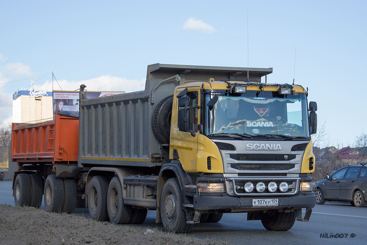 Пермский край, № К 107 КУ 159 — Scania ('2011) P400