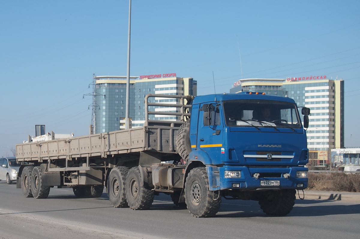 Ханты-Мансийский автоном.округ, № Р 622 ВМ 186 — КамАЗ-53504-46