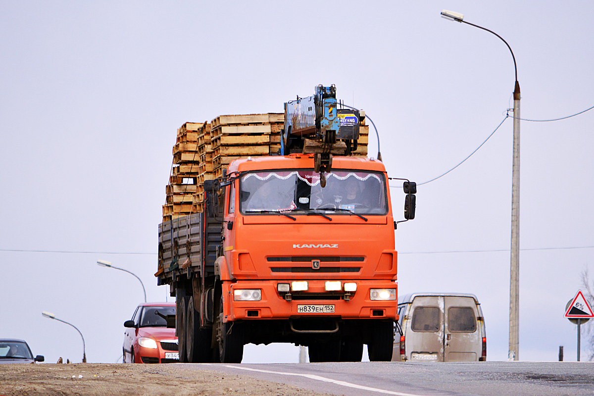 Нижегородская область, № Н 839 ЕН 152 — КамАЗ-65111-46