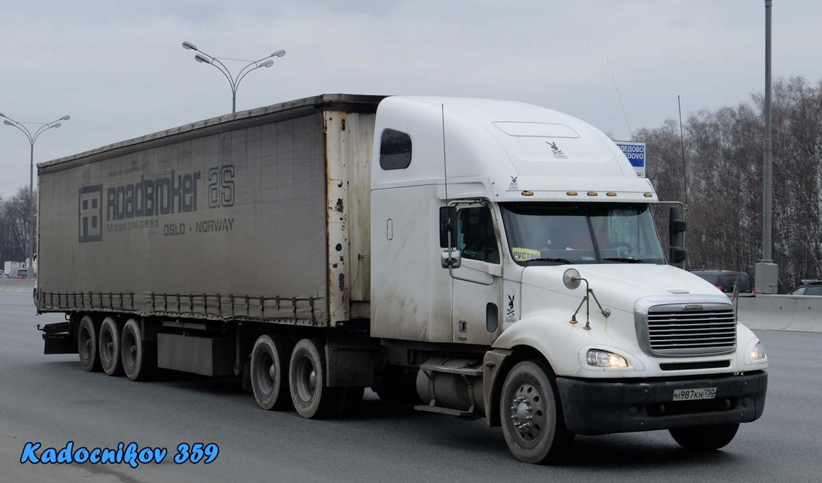 Московская область, № Н 987 КН 750 — Freightliner Columbia