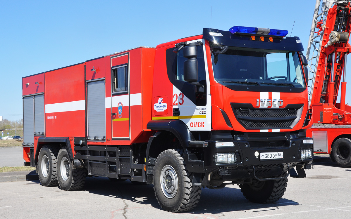 Омская область, № Т 380 ОУ 55 — IVECO-AMT Trakker ('2013)