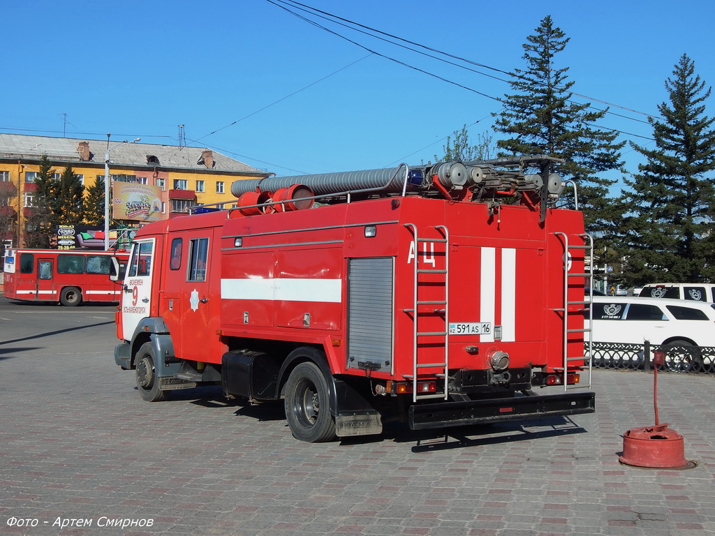 Восточно-Казахстанская область, № 591 AS 16 — КамАЗ-4308 (общая модель)