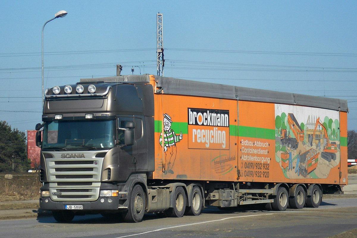 Латвия, № JB-5800 — Scania ('2004) R480