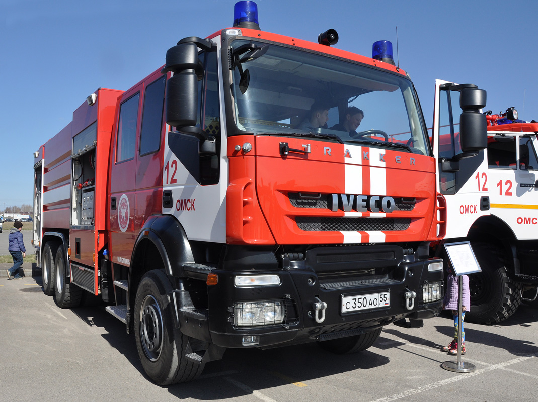 Омская область, № С 350 АО 55 — IVECO Trakker ('2007)