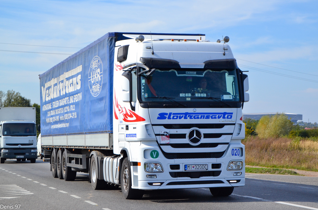 Словакия, № 020 — Mercedes-Benz Actros ('2009) 1844