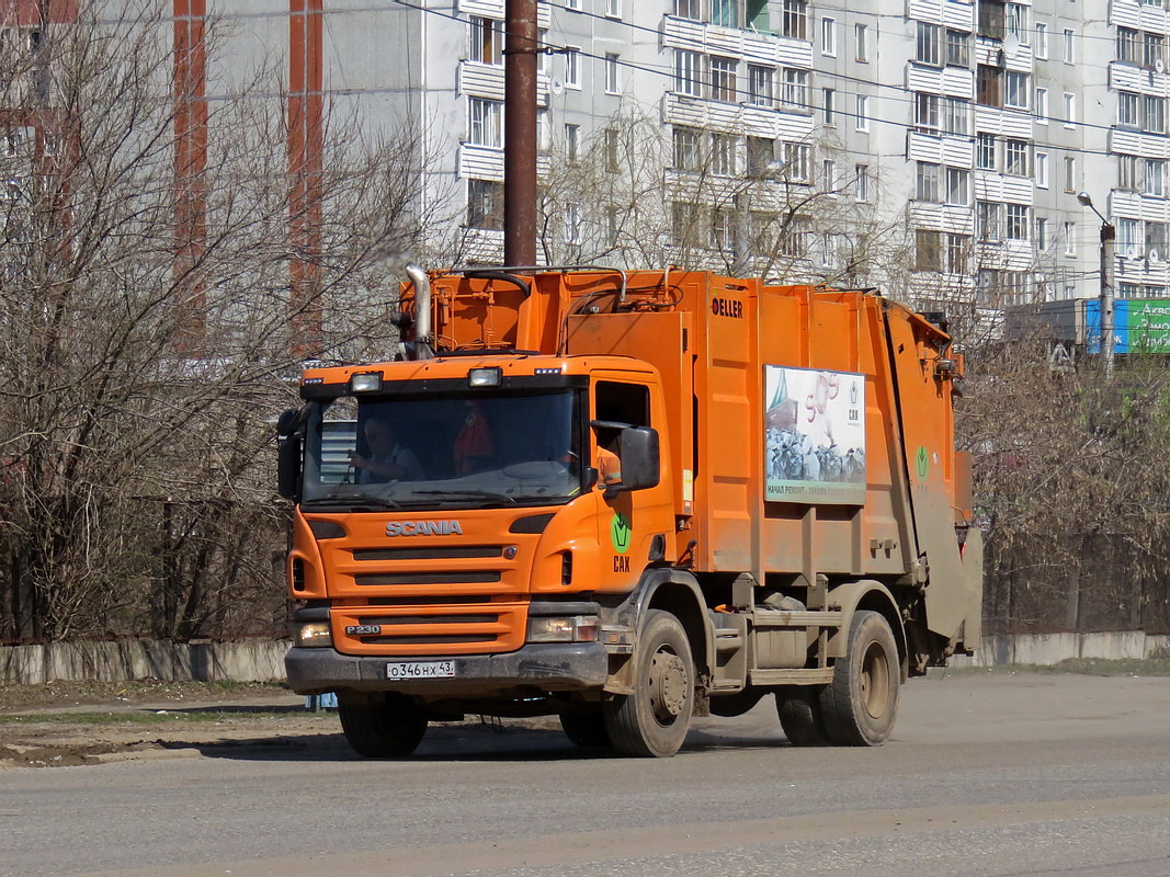 Кировская область, № О 346 НХ 43 — Scania ('2011) P230