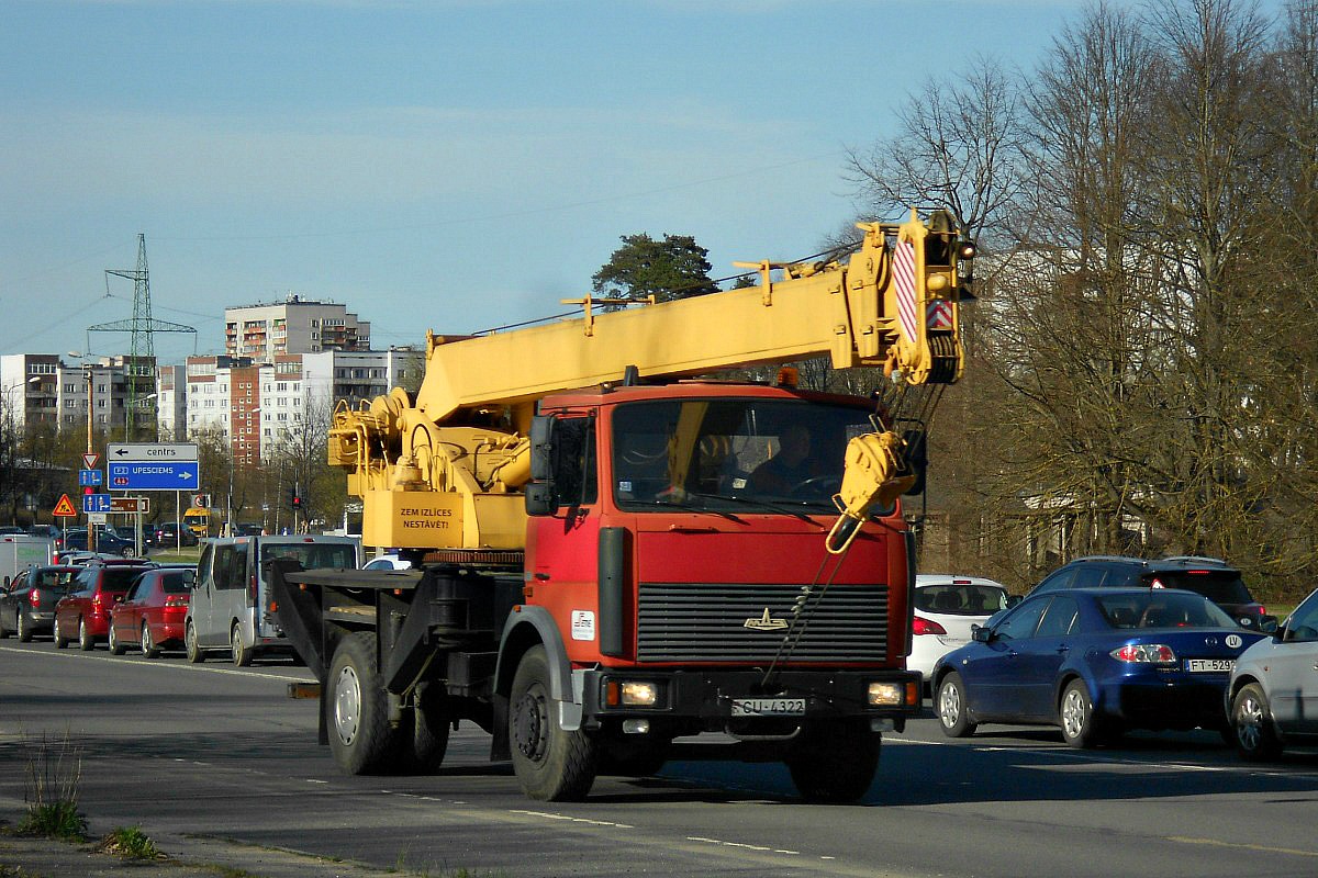 Латвия, № CU-4322 — МАЗ-5337 (общая модель)