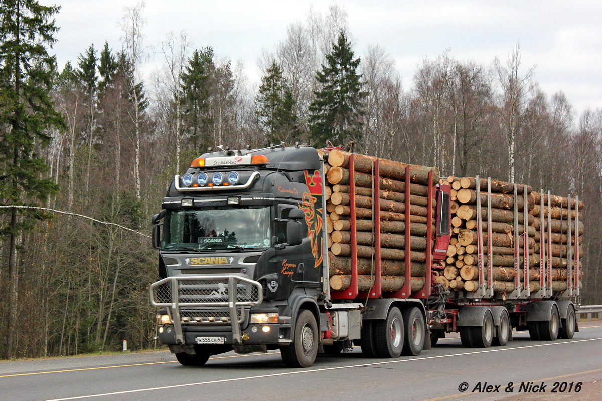 Ленинградская область, № В 555 СК 47 — Scania ('2004) R500