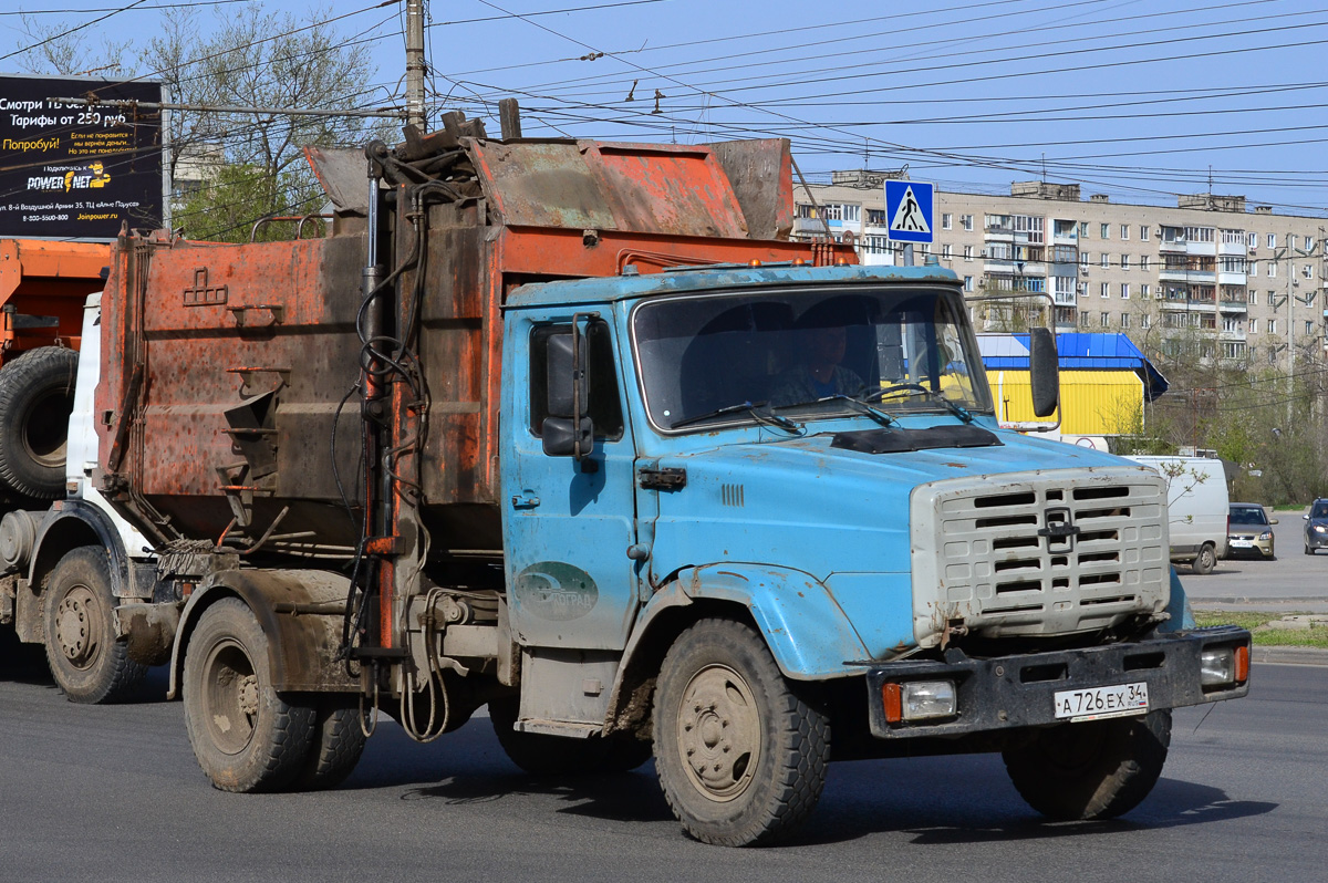 Волгоградская область, № А 726 ЕХ 34 — ЗИЛ-432932