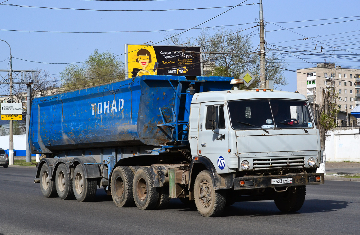 Волгоградская область, № У 423 ХМ 34 — КамАЗ-54112