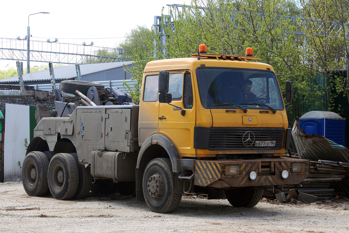 Московская область, № Е 677 СЕ 190 — Mercedes-Benz NG (общ. мод.)