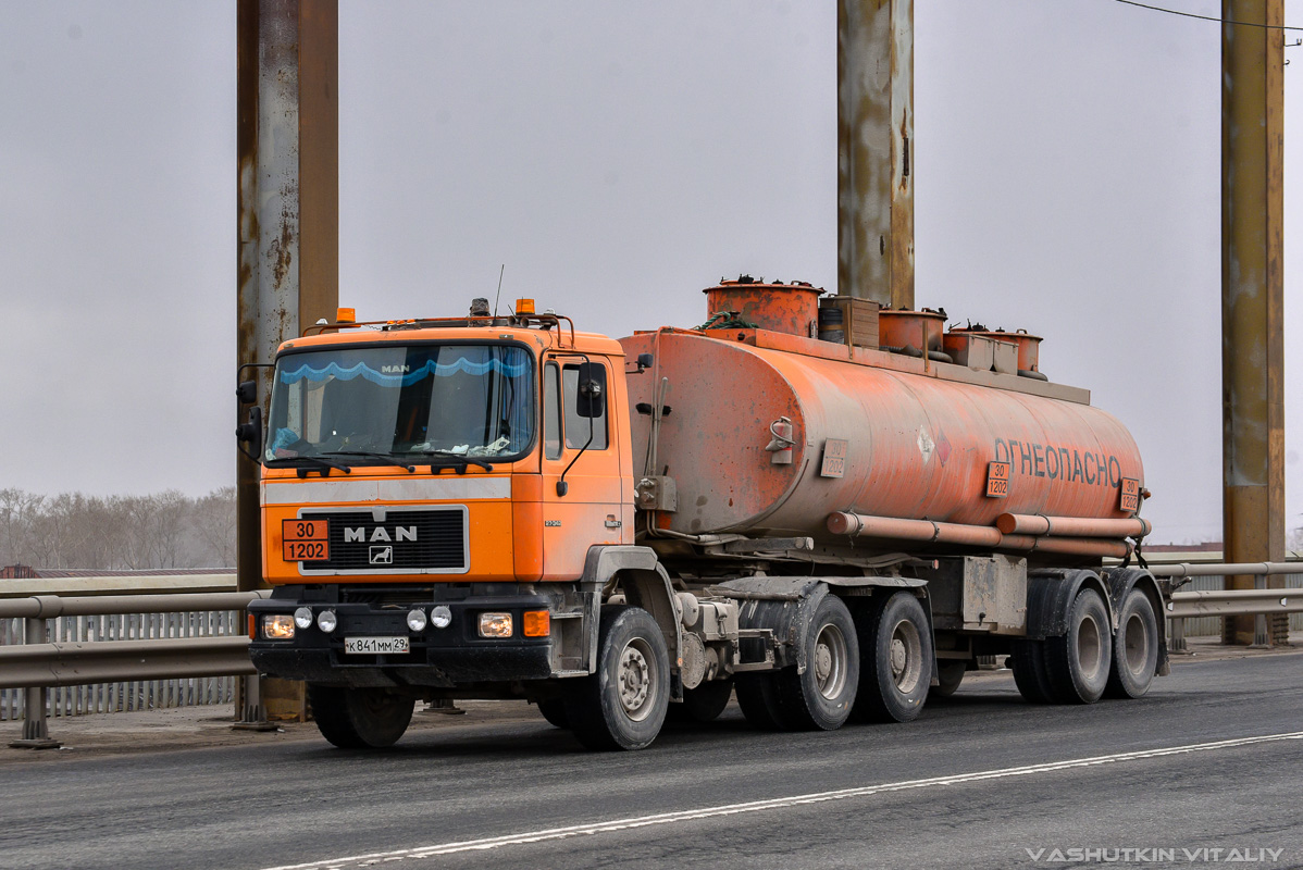 Архангельская область, № К 841 ММ 29 — MAN F90 26.xxx (общая)