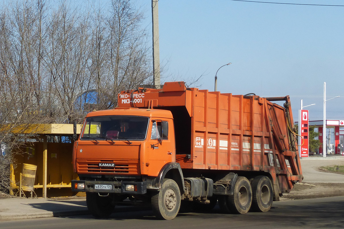 Волгоградская область, № А 835 ТК 134 — КамАЗ-53229-15 [53229R]