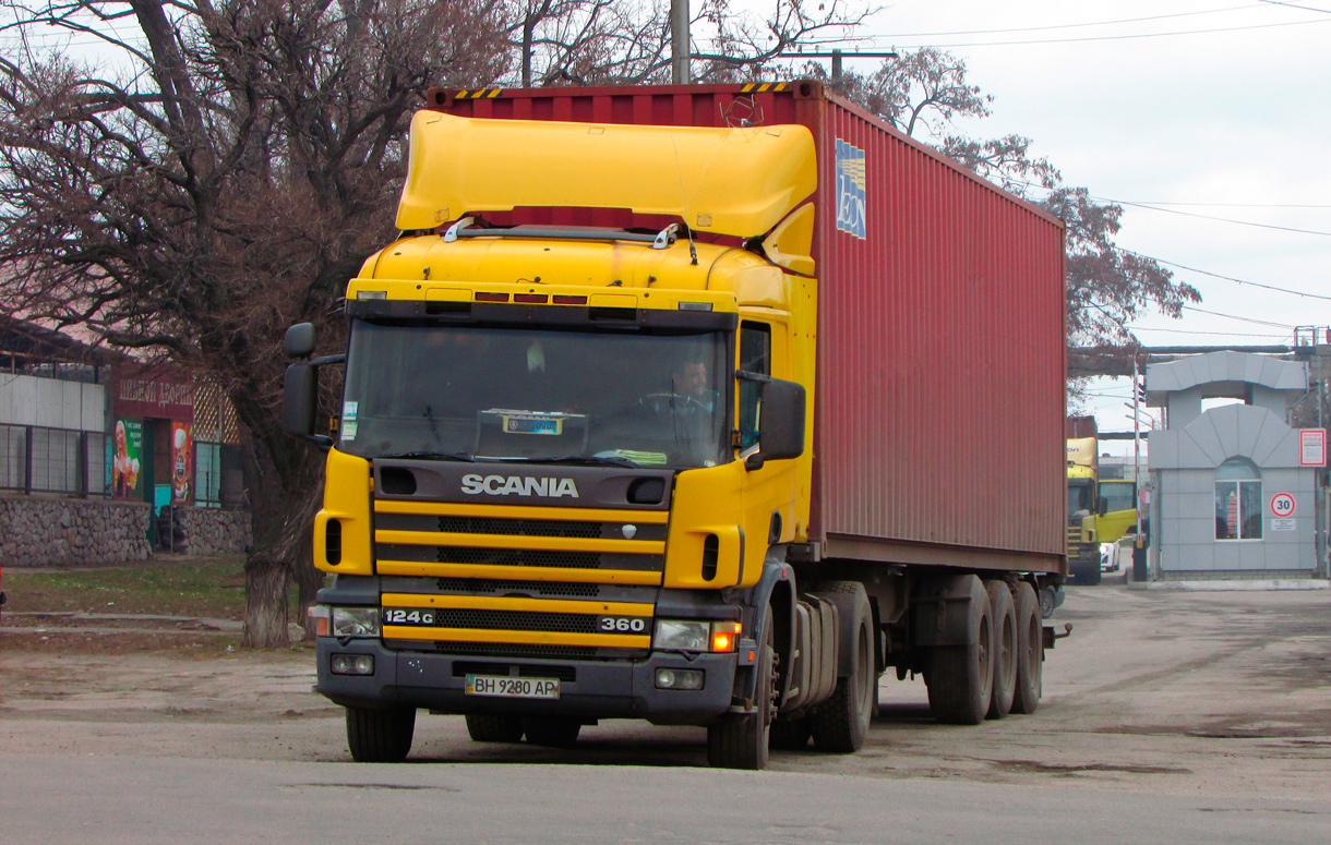 Одесская область, № ВН 9280 АР — Scania ('1996) P124G