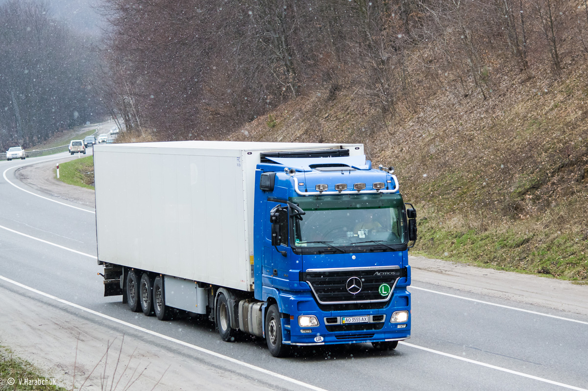 Закарпатская область, № АО 3555 АХ — Mercedes-Benz Actros ('2003) 1846