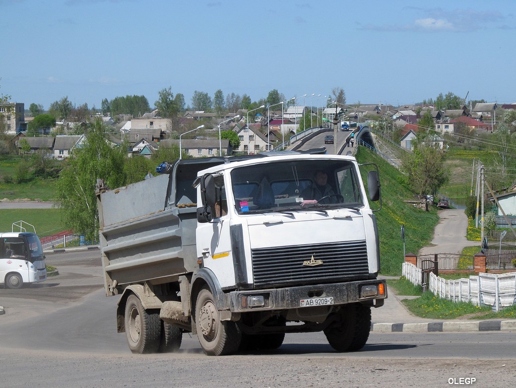 Витебская область, № АВ 9209-2 — МАЗ-5551 (общая модель)