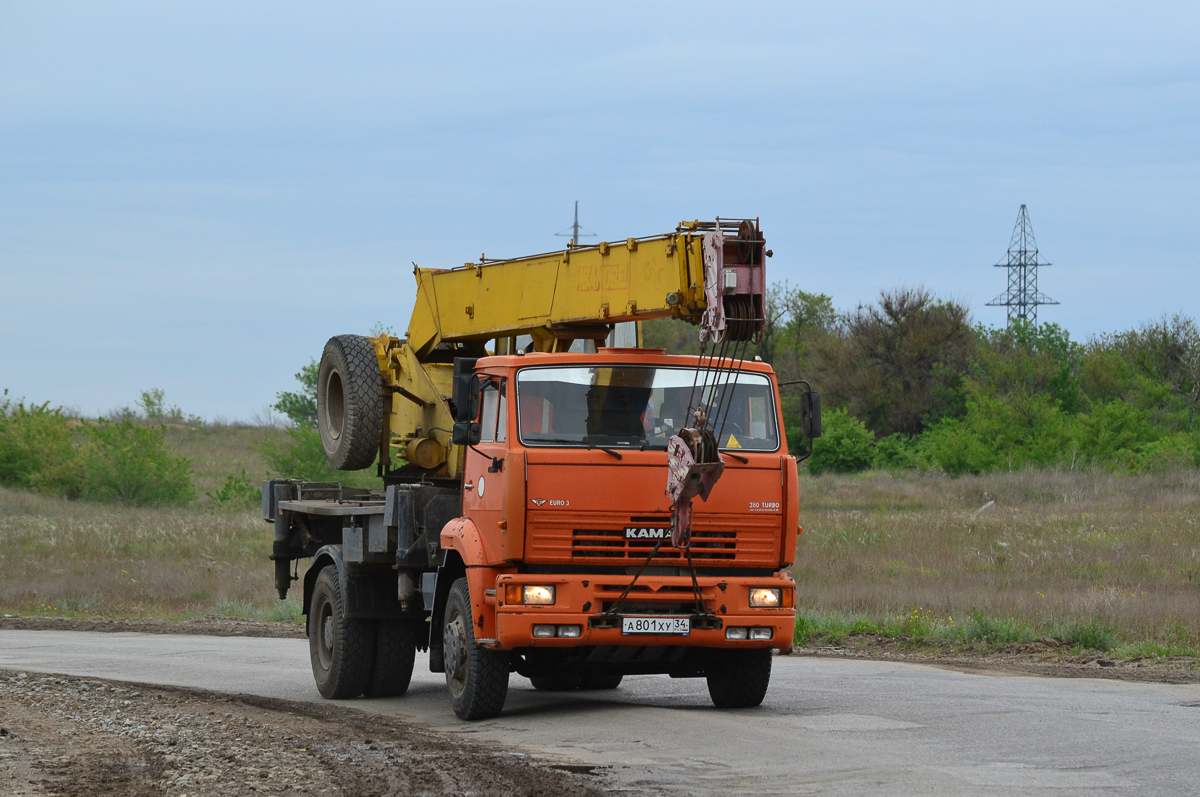 Волгоградская область, № А 801 ХУ 34 — КамАЗ-53605-62