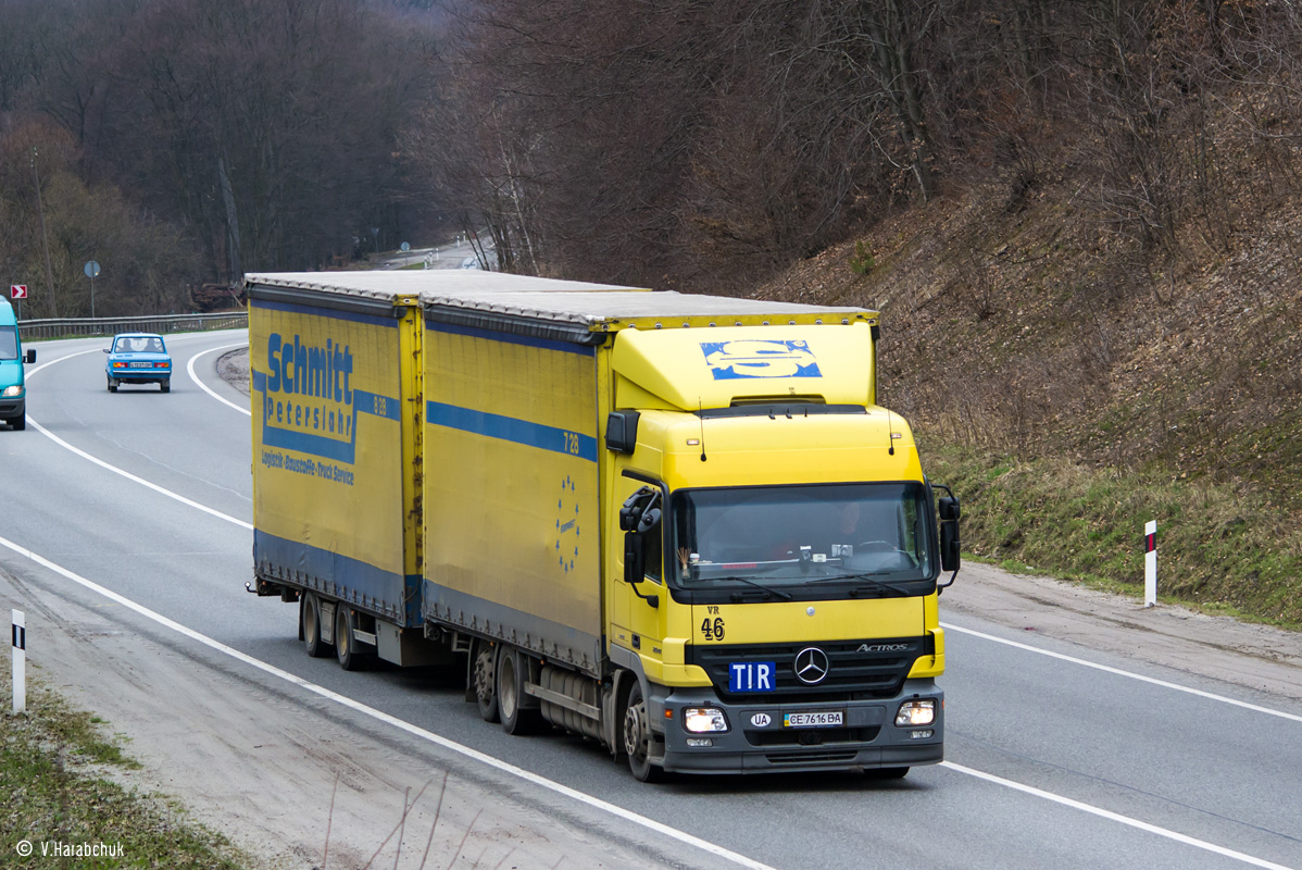 Черновицкая область, № СЕ 7616 ВА — Mercedes-Benz Actros ('2003) 2541