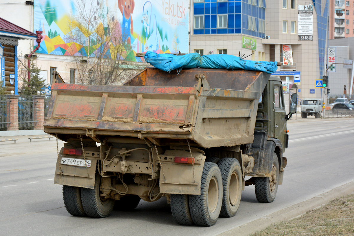 Саха (Якутия), № В 749 ЕР 14 — КамАЗ-55111 [551110]