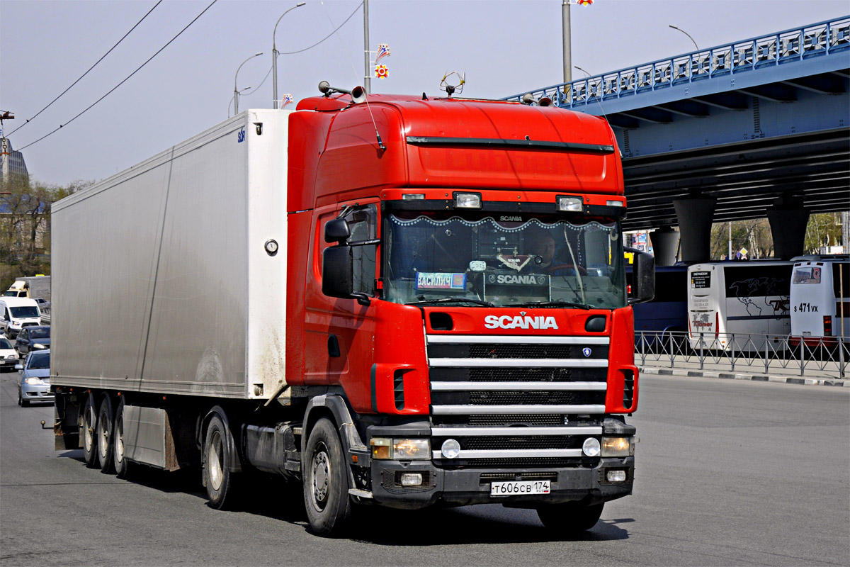 Челябинская область, № Т 606 СВ 174 — Scania ('1996) R114G