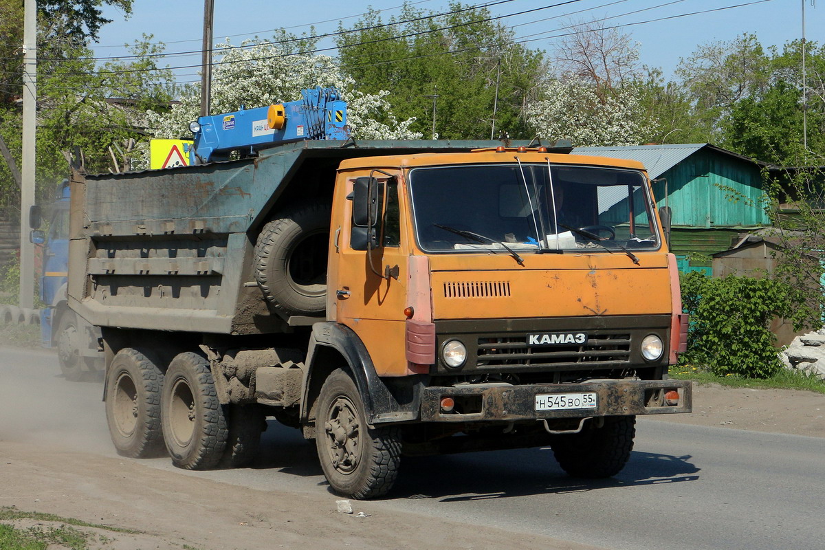 Омская область, № Н 545 ВО 55 — КамАЗ-55111 [551110]