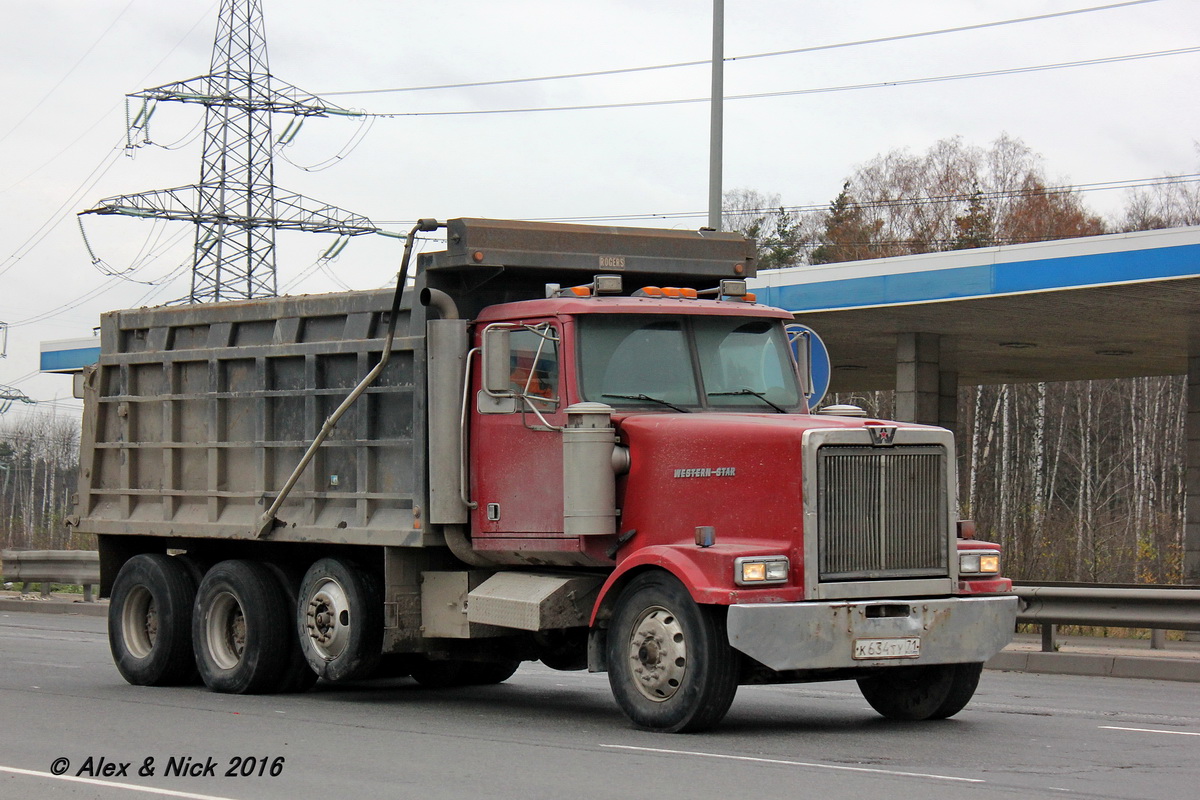 Санкт-Петербург, № К 634 ТУ 71 — Western Star 4900