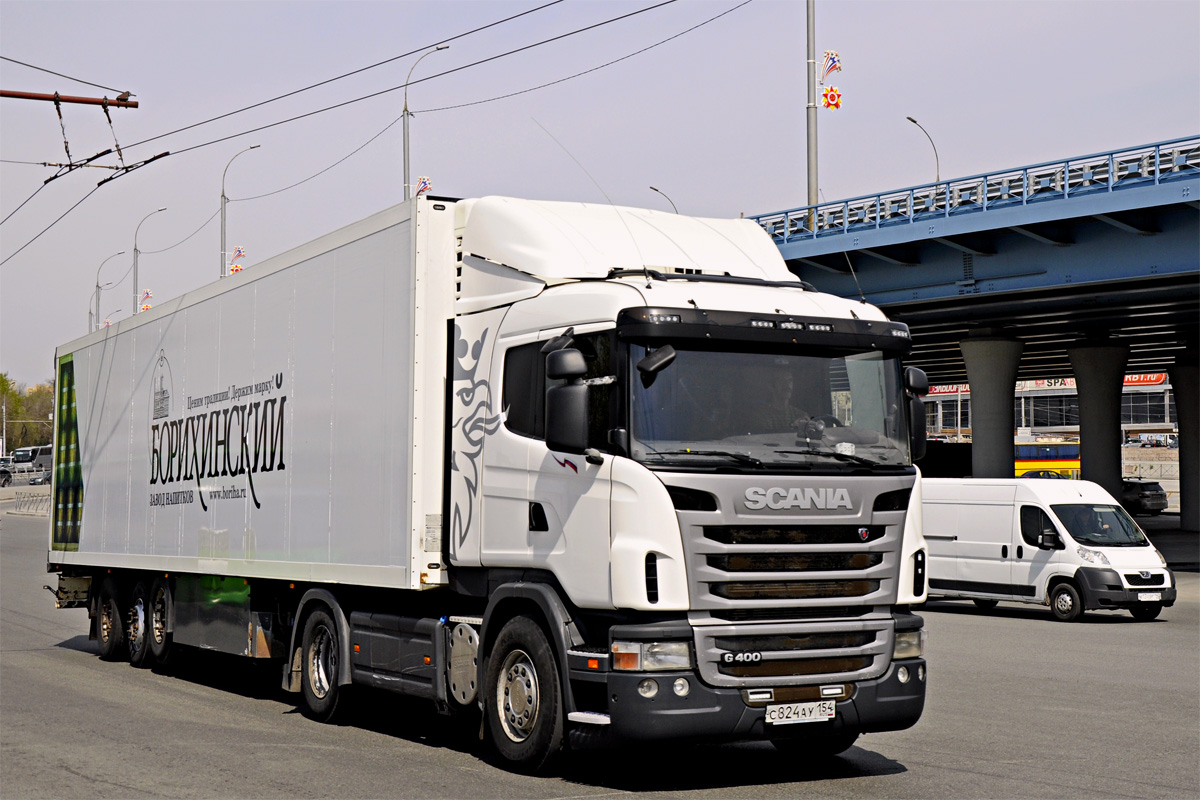 Новосибирская область, № С 824 АУ 154 — Scania ('2009) G400